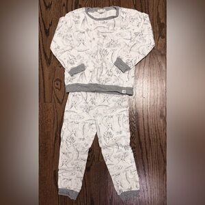 Burt's Bees Gray and White Bunny Set